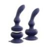 Vibratore anale a sfere da muro silicone blu Vibratore anale a sfere da muro silicone blu