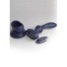 Vibratore anale a sfere da muro silicone blu Vibratore anale a sfere da muro silicone blu