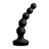 Vibratore anale a sfere da muro silicone nero Vibratore anale a sfere da muro silicone nero