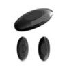 Vibratore anale a sfere da muro silicone nero Vibratore anale a sfere da muro silicone nero
