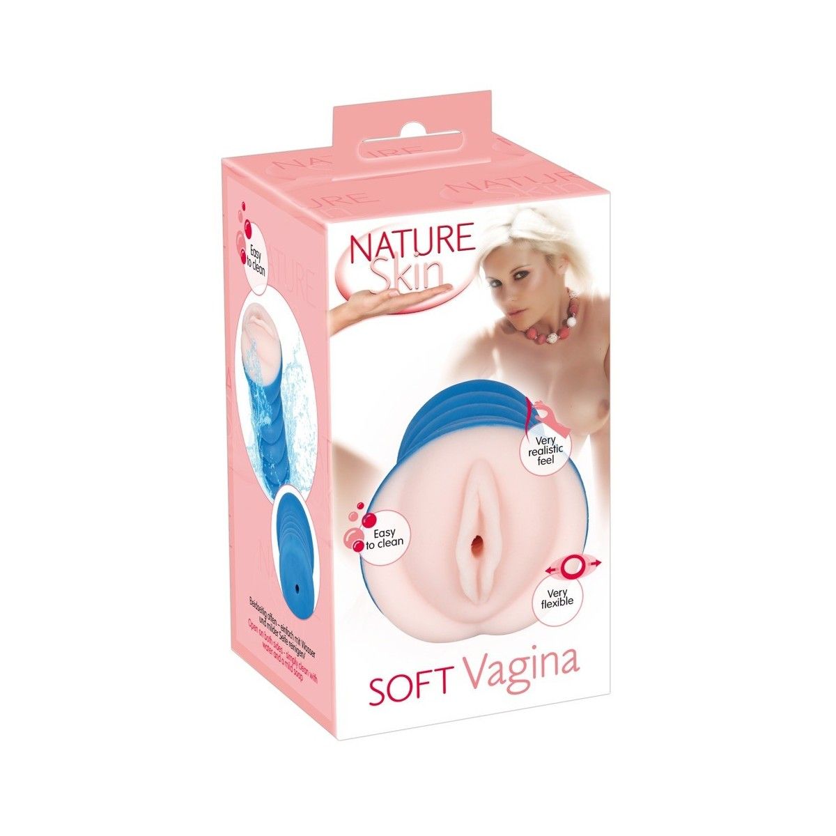 Masturbatore maschile realistico vagina finta soft