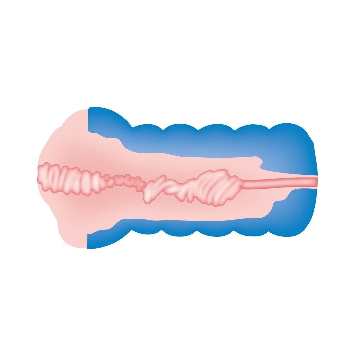 Masturbatore maschile realistico vagina finta soft