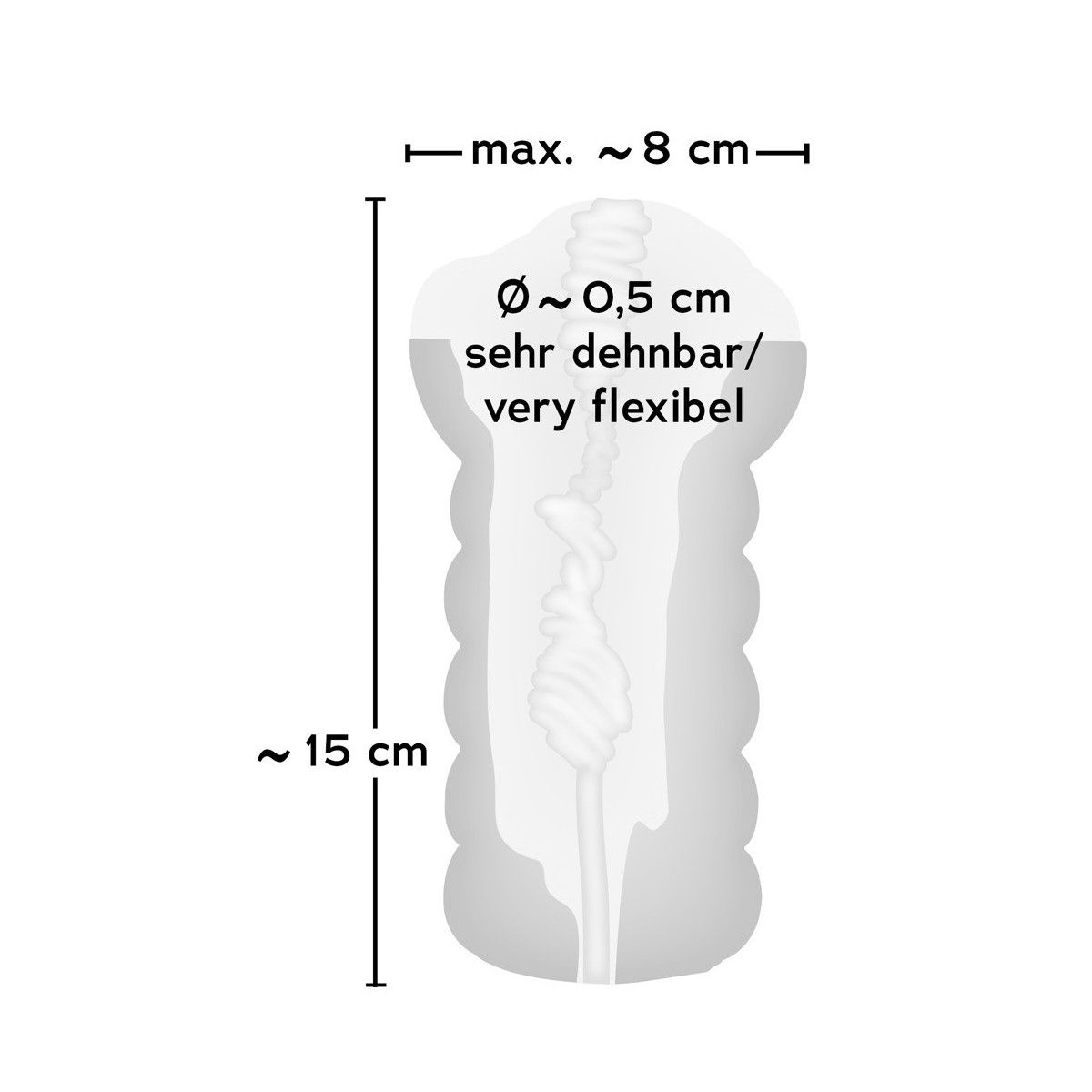 Masturbatore maschile realistico vagina finta soft