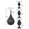 Kit 3 plug anali + Doccia intima silicone Kit 3 plug anali + Doccia intima silicone