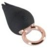 Stimolatore unisex da dito in silicone nero Stimolatore unisex da dito in silicone nero