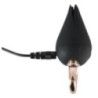 Stimolatore unisex da dito in silicone nero Stimolatore unisex da dito in silicone nero