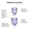 Coppette Mestruali Feel confident Satisfyer Coppette Mestruali Feel confident Satisfyer