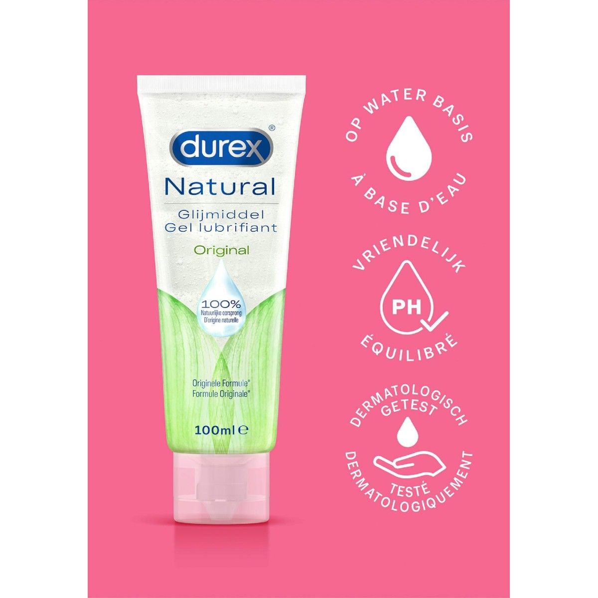 Gel lubrificante natural durex 100ml