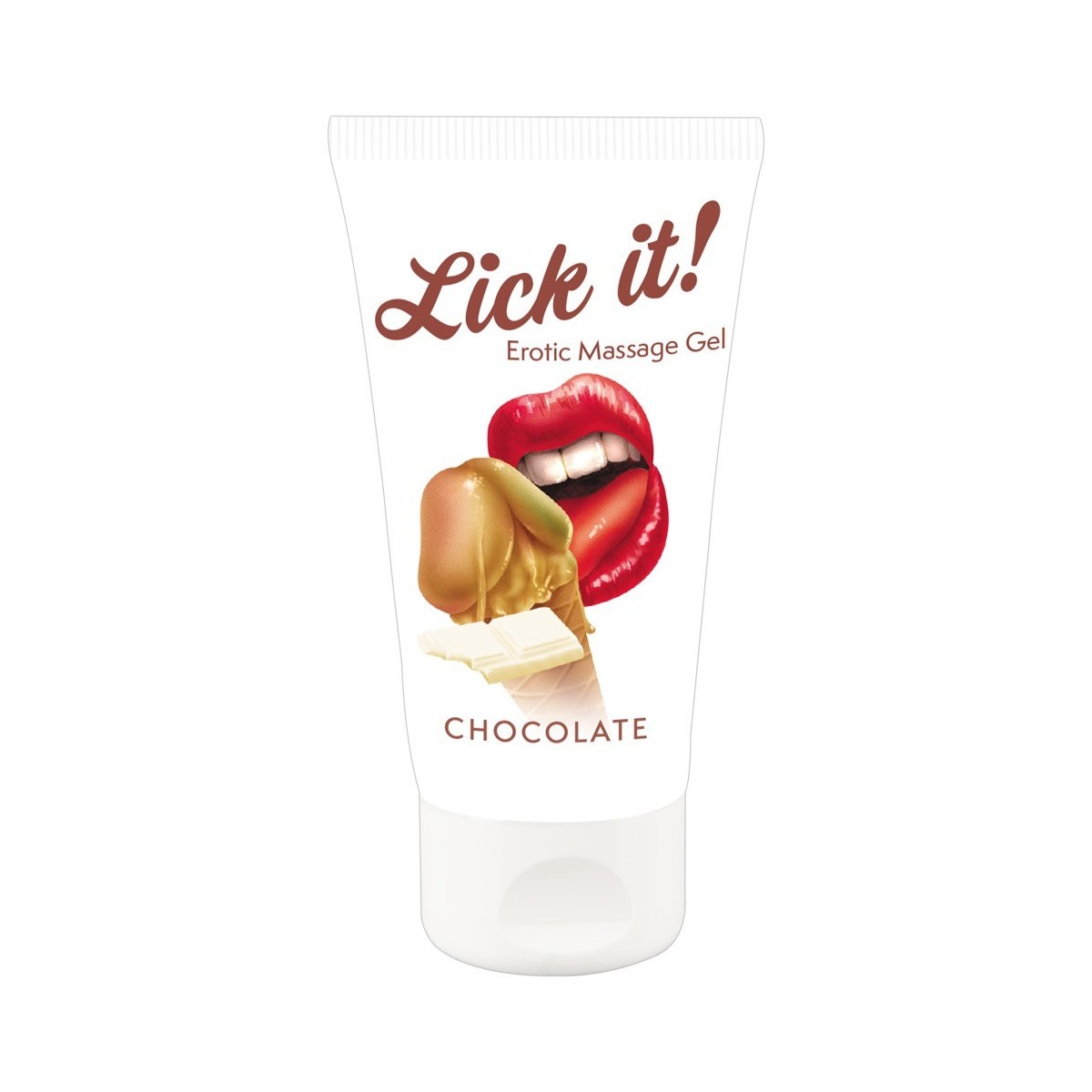 Erotic Massage Gel commestibile aroma cioccolato 50 ml