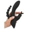 Vibratore Rabbit tarzan nero 20,8 cm Vibratore Rabbit tarzan nero 20,8 cm