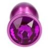Plug anale satinato viola teardrop Plug anale satinato viola teardrop