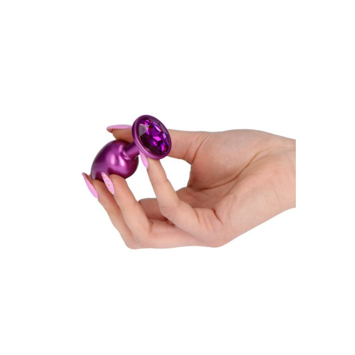Plug anale Purple Teardrop Small