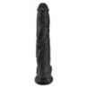 Maxi Dildo realistico ventosa 36 cm nero Maxi Dildo realistico ventosa 36 cm nero