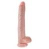 Maxi Dildo realistico ventosa 36 cm chiaro