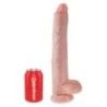 Maxi Dildo realistico ventosa 36 cm chiaro Maxi Dildo realistico ventosa 36 cm chiaro