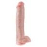 Maxi Dildo realistico ventosa 38 cm chiaro Maxi Dildo realistico ventosa 38 cm chiaro