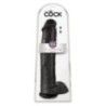 Maxi Dildo realistico ventosa 38 cm nero Maxi Dildo realistico ventosa 38 cm nero