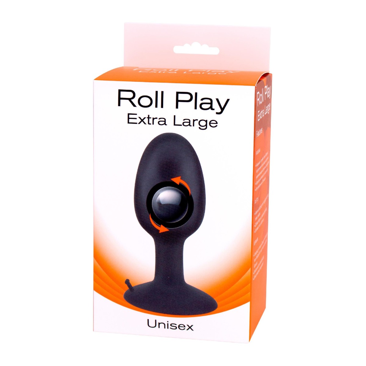 Plug anale con ventosa in silicone Roll Play Extra Large