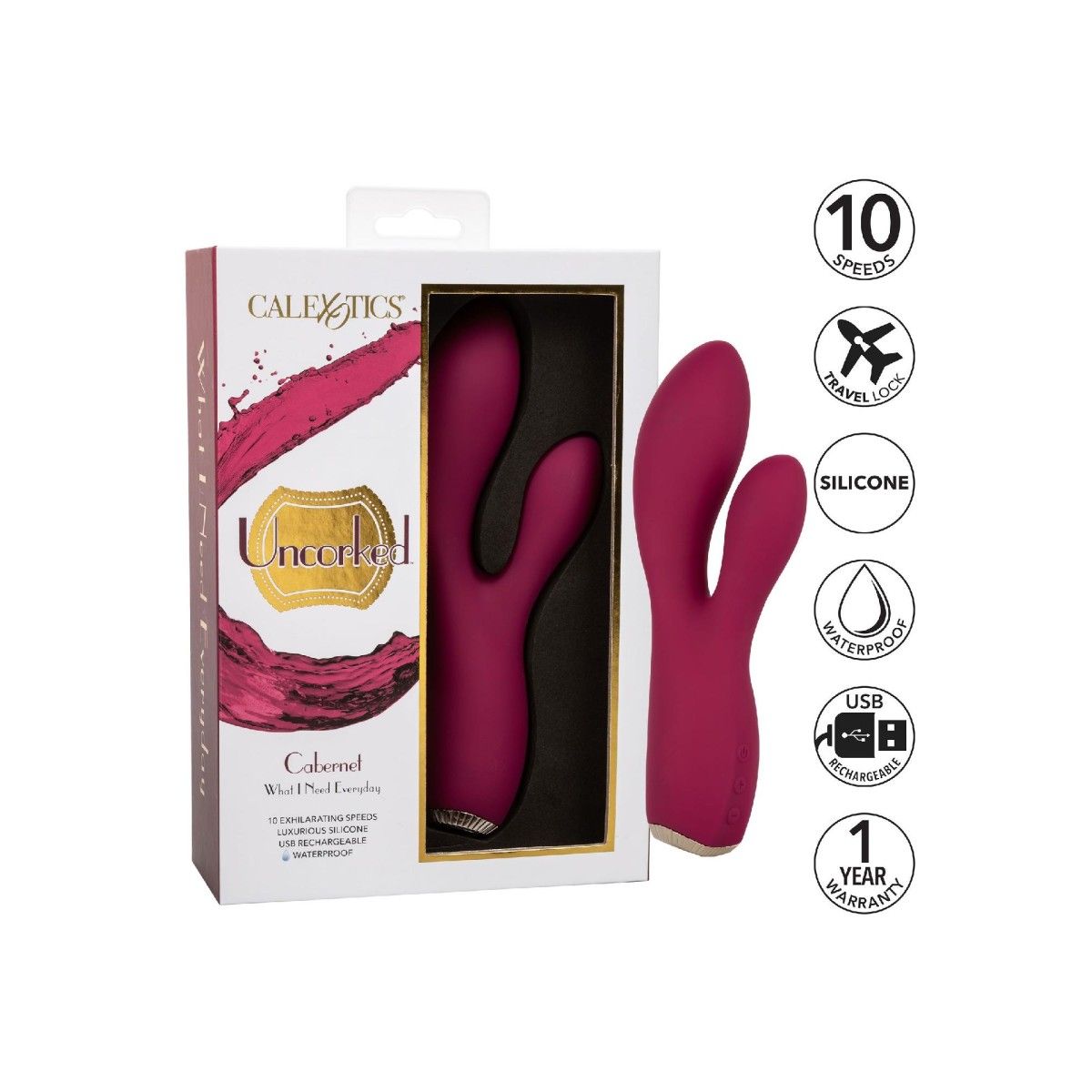 Vibratore vaginale rabbit Uncorked Cabernet