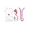 Vibratore doppio in silicone Gvibe 3 rosa Vibratore doppio in silicone Gvibe 3 rosa
