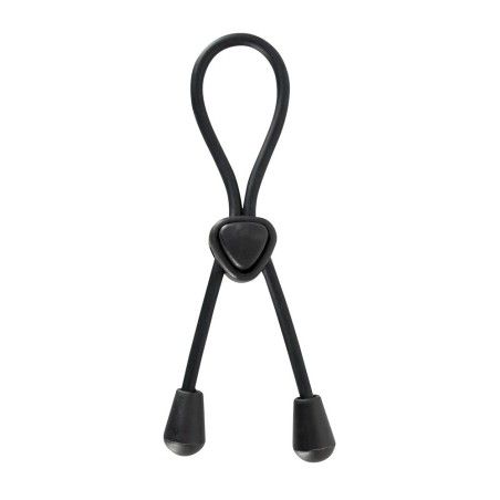 Anello fallico a cappio nero ritardante