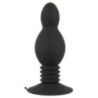 Plug anale Bouncing con ventosa nero Plug anale Bouncing con ventosa nero