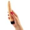 Vibratore realistico slim 19,5cm pelle chiaro Vibratore realistico slim 19,5cm pelle chiaro