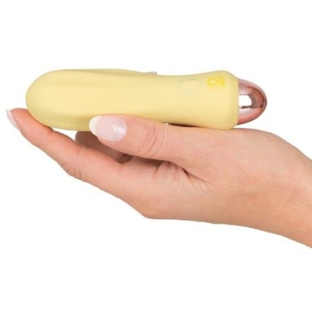 Vibratore vaginale silicone giallo Cuties 2.0