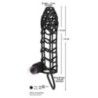 Guaina fallica vibrante Black Velvet Medium Guaina fallica vibrante Black Velvet Medium