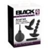 Kit di Plug anale con doccia intima nero Kit di Plug anale con doccia intima nero