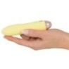 Vibratore mini ricaricabile giallo Cuties Vibratore mini ricaricabile giallo Cuties