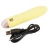 Vibratore mini ricaricabile giallo Cuties Vibratore mini ricaricabile giallo Cuties