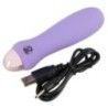 Vibratore mini ricaricabile viola Cuties Vibratore mini ricaricabile viola Cuties