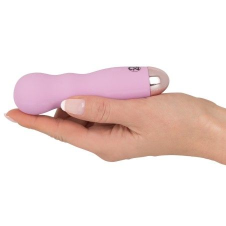 Mini vibratore rosa con scanalature Cuties