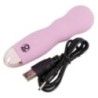 Mini vibratore rosa con scanalature Cuties Mini vibratore rosa con scanalature Cuties