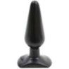 Plug anale liscio medium nero Plug anale liscio medium nero