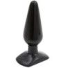 Plug anale liscio medium nero Plug anale liscio medium nero