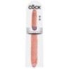Fallo realistico doppio king cock 16 tapered double dildo flesh Fallo realistico doppio king cock 16 tapered double dildo flesh