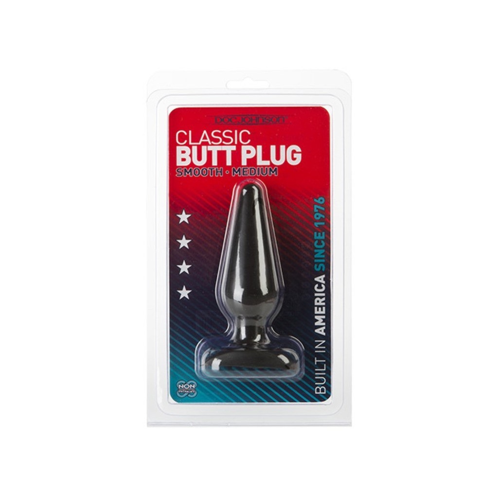 Plug anale  plugs smooth classic medium black