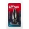 Plug anale liscio medium nero Plug anale liscio medium nero