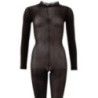 Tuta sexy velata nera apertura intima XL-2XL Tuta sexy velata nera apertura intima XL-2XL