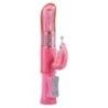 Vibratore rabbit rosa Happy Hugging Butterfly Vibratore rabbit rosa Happy Hugging Butterfly