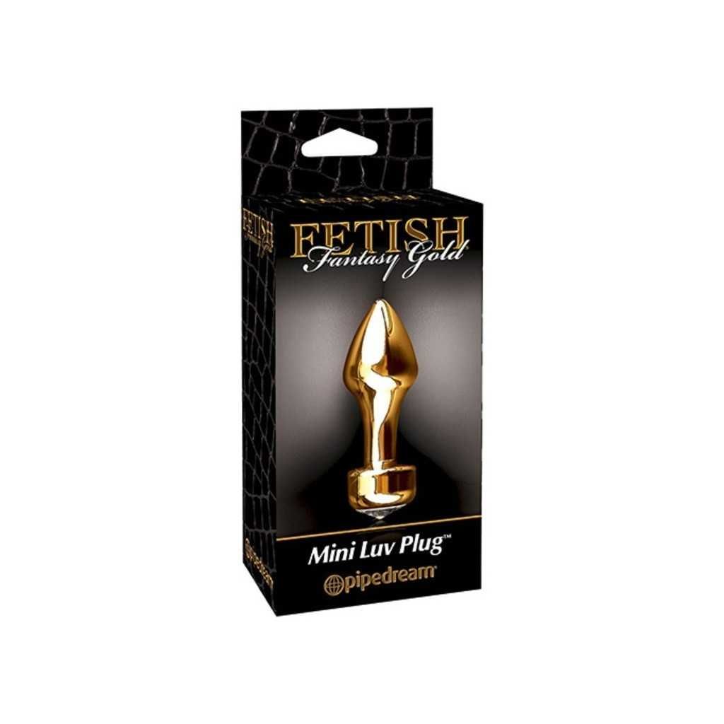 Plug anale gold fetish fantasy mini gold butt