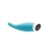 Vibratore in silicone punto G azzurro Vibratore in silicone punto G azzurro
