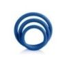 Anelli fallici Tri-Rings blu 3 pz Anelli fallici Tri-Rings blu 3 pz