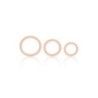 Anelli fallici gomma Tri-Rings rosa 3 pz Anelli fallici gomma Tri-Rings rosa 3 pz