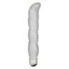 Vibratore per punto G argento glitterato Vibratore per punto G argento glitterato