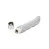 Vibratore per punto G argento glitterato Vibratore per punto G argento glitterato
