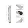 Vibratore per punto G argento glitterato Vibratore per punto G argento glitterato