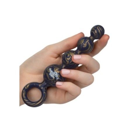 Plug anale con sfere in silicone